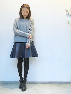 Yuriさん（レディース・156cm）の冬コーディネート