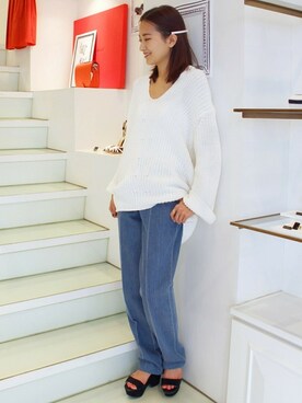 Yuriさん（レディース・156cm）の冬コーディネート