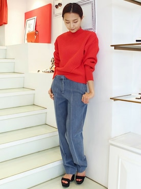 Yuriさん（レディース・156cm）の冬コーディネート