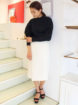 Yuriさん（レディース・156cm）の冬コーディネート