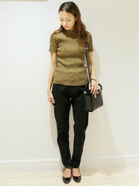 「MuseR（ミュザー）のアイテム」を使った、Yuriさん（レディース・156cm）の秋コーディネート