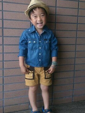 コタさん(キッズ・100cm)の夏コーディネート