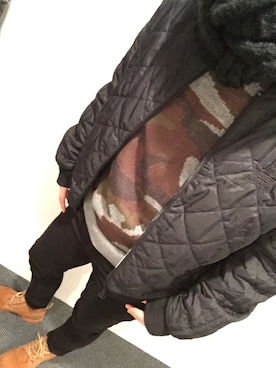 「5（ファイブ）のアイテム（ブーツ）」を使った、Myさん（レディース・172cm）の秋コーディネート