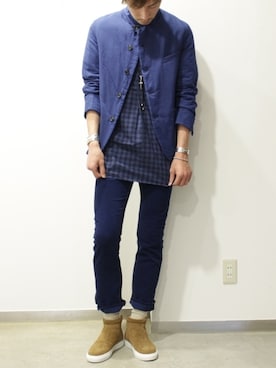 「nonnative（ノンネイティブ）のアイテム（アクセサリー）」を使った、stirwise staffさん（メンズ・183cm）の春コーディネート