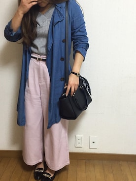 「アイテム（バンダナ/スカーフ）」を使った、ｙｕｃｋｅｙ．さん（レディース・158cm・20代）の冬コーディネート