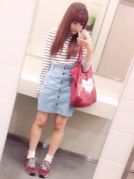 natsuki🐰💓さん（レディース・154cm）の夏コーディネート