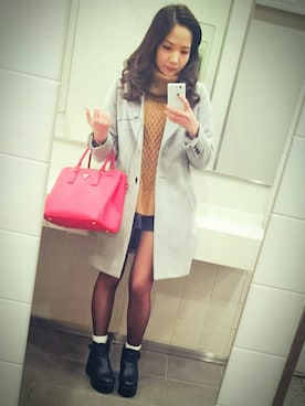 natsuki🐰💓さん（レディース・154cm）の冬コーディネート