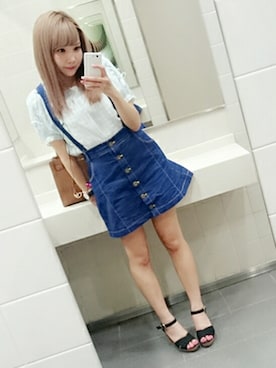 natsuki🐰💓さん（レディース・154cm）の夏コーディネート