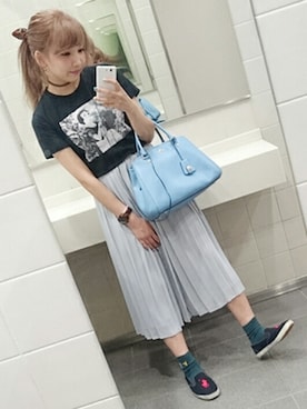 「アイテム（チョーカー）」を使った、natsuki🐰💓さん（レディース・154cm・20代）の夏コーディネート