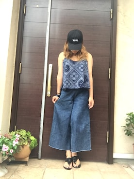 「MASSIVEのアイテム」を使った、気まぐれちゃんさん（レディース・160cm）の秋コーディネート