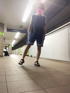 RIさん（レディース・161cm）の夏コーディネート