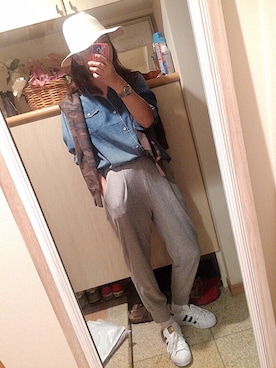 RIさん（レディース・161cm）の夏コーディネート