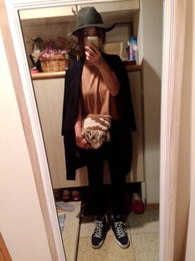 RIさん（レディース・161cm）の秋コーディネート