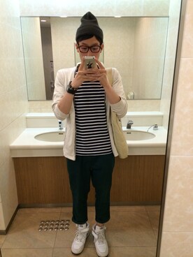 きいちさん（メンズ・178cm）の春コーディネート