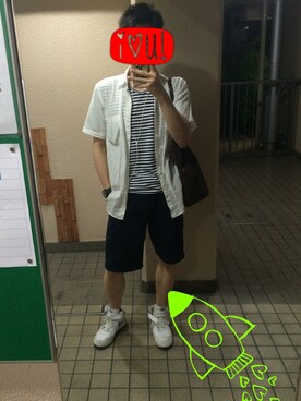 きいちさん（メンズ・178cm）の夏コーディネート