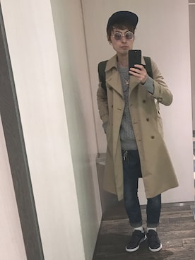 「pense'e（パンセ）のアイテム」を使った、hiroさん（メンズ・170cm）の秋コーディネート