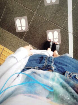 「SHEL’TTER（シェルター）のアイテム（パンツ）」を使った、マユさん（レディース・158cm）の夏コーディネート