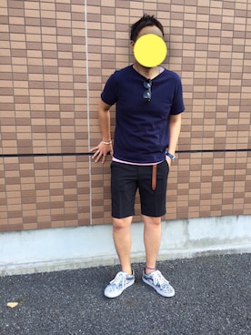 「ANDROID（アンドロイド）のアイテム」を使った、ピロシさん（メンズ・175cm）の夏コーディネート