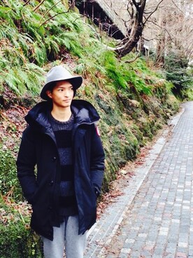 KURE.さん（メンズ・174cm）の冬コーディネート