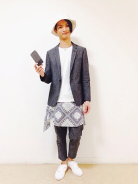KURE.さん（メンズ・174cm）の春コーディネート