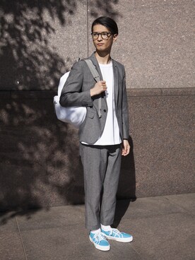 「JUNRED（ジュンレッド）のアイテム（その他）」を使った、KURE.さん（メンズ・174cm）の春コーディネート