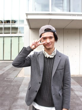 「KAZUYUKI KUMAGAI」｜「アイテム（その他）」を使った、KURE.さん（メンズ・174cm）の秋コーディネート