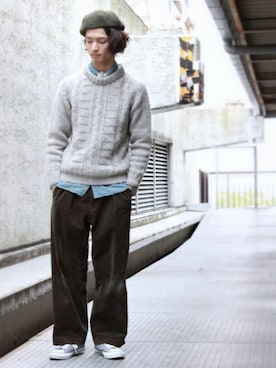 KURE.さん（メンズ・174cm）の冬コーディネート