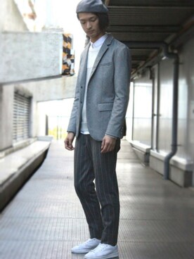 KURE.さん（メンズ・174cm）の冬コーディネート