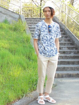 KURE.さん(メンズ・174cm)の春コーディネート