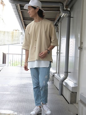 KURE.さん（メンズ・174cm）の夏コーディネート