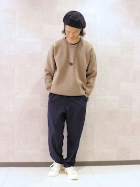 「JUNRED（ジュンレッド）のアイテム（ハンチング/ベレー帽）」を使った、KURE.さん（メンズ・174cm）の秋コーディネート