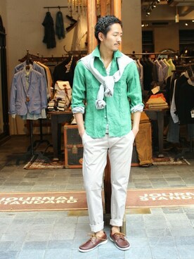 Sasaさん（メンズ・173cm）の春コーディネート