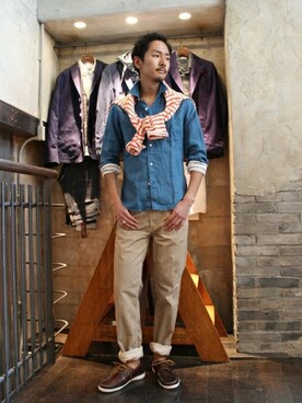 Sasaさん(メンズ・173cm)の春コーディネート