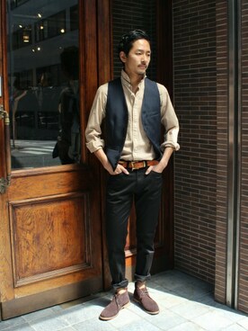 Sasaさん（メンズ・173cm）の春コーディネート