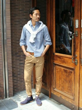 Sasaさん（メンズ・173cm）の春コーディネート