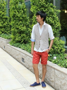 Sasaさん（メンズ・173cm）の夏コーディネート