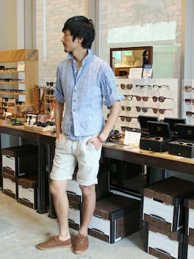 Sasaさん（メンズ・173cm）の夏コーディネート