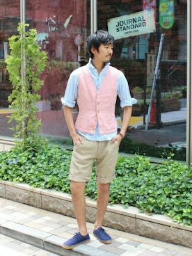 Sasaさん（メンズ・173cm）の夏コーディネート