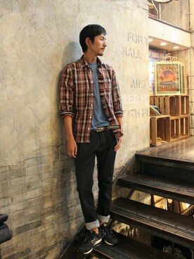 Sasaさん（メンズ・173cm）の夏コーディネート