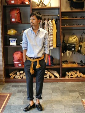 Sasaさん（メンズ・173cm）の秋コーディネート