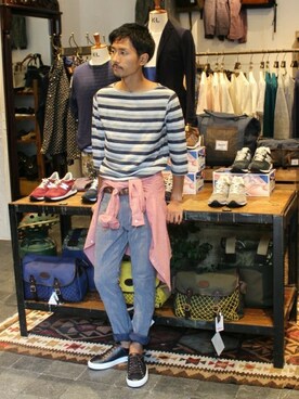 Sasaさん（メンズ・173cm）の夏コーディネート