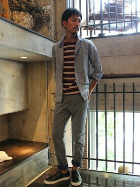 Sasaさん（メンズ・173cm）の秋コーディネート