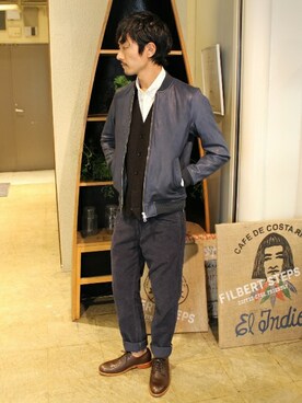 Sasaさん（メンズ・175cm）の冬コーディネート