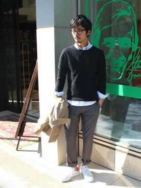 Sasaさん(メンズ・175cm)の冬コーディネート