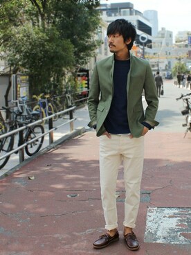 Sasaさん（メンズ・175cm）の春コーディネート