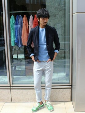 Sasaさん（メンズ・175cm）の春コーディネート
