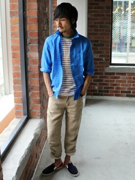 Sasaさん（メンズ・175cm）の夏コーディネート