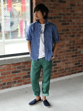 Sasaさん（メンズ・175cm）の夏コーディネート