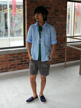 Sasaさん（メンズ・175cm）の夏コーディネート