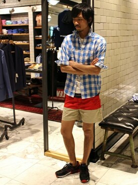 Sasaさん（メンズ・175cm）の夏コーディネート